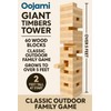 Oojami Giant Timbers Tower: Classic Outdoor Family Fun Stacking Game,