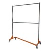 Double Rail Medium Duty Z Rack Garment Rack