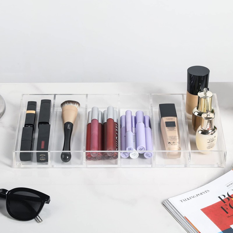 MyGift Acrylic Sunglass Organizer,Glasses Holder,Sunglass Holder,Eyeglass Case Storage,Display Tray Drawer,Eyewear,
