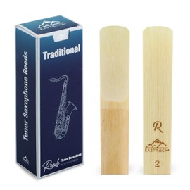 EASTROCK Traditional Tenor Saxophone Reeds 2.0/2.5/3.0 Professional Tenor Sax Reeds for Saxophone Beginner and Saxophonist Strength 3.0-10 Pack