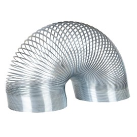 Funtime Gifts 10640 World's Smallest Springy Metal Spring, Silver, One Size