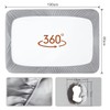 Eqivei Pack of 2 Covers for Massage Table with Hole,