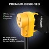 RVGUARD NEMA 6-50R Receptacle, 250 Volt 50 Amp Female Plug,