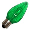 Action Lighting 22702 - Flame F15 Medium Screw Base Green