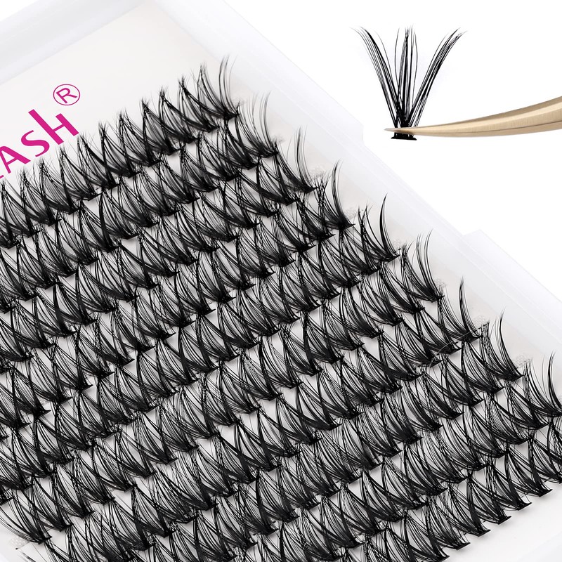 Eyelashes, Individual Cluster for Eyelash Extension, 40D, 0.07, D-curl, 13mm,