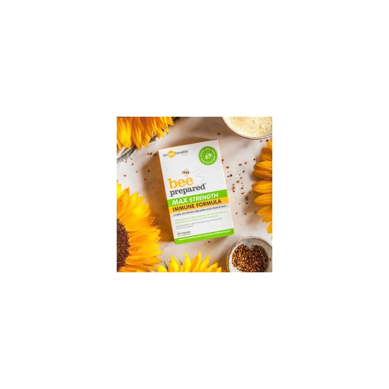 Unbeelievable Health Bee Prepared Max Strength 20 Capsules