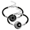 Two Piece Adjustable Sun and Moon Friendship Bracelets Couple Bracelets