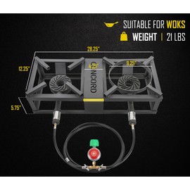 CONCORD THE BLOCK BURNER MAX Double Propane Outdoor Burner