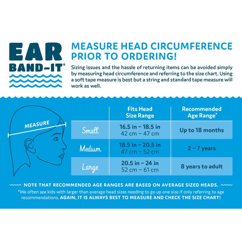 EAR BAND-IT - The Original Swimming Headband - Invented by