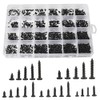 MEIYYJ 1100pcs Round Pan Head Tapping Screws Laptop Notebook Computer Screws Kit,M1.2,M1.4,M1.5,M1.7,M2 countersunk Phillips Mini Screw Set for Electronic Repair (1100PCS)