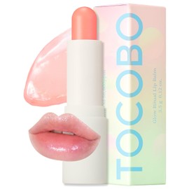 TOCOBO - Bálsamo labial con brillo Ritual Glow 001 Agua de coral 0.67 oz / 19g | Bálsamo labial hidratante vegano con brillo que incluye...