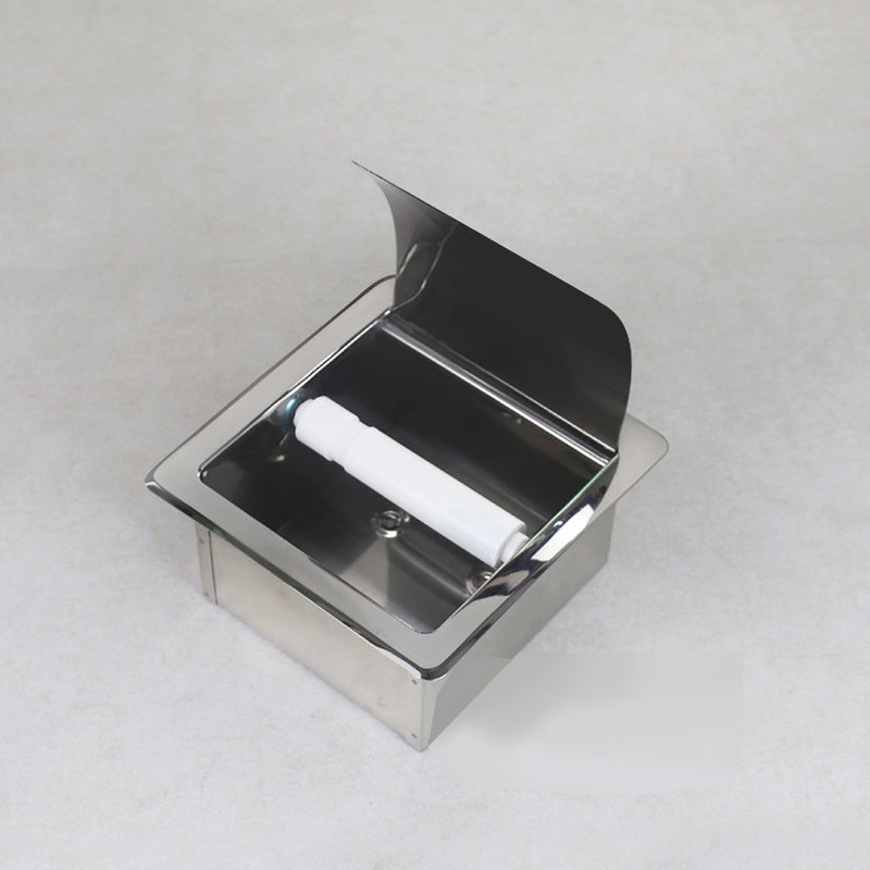 LUANT Recessed Paper Holder for Bathroom Storage, Toilet roll Holder,