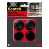 Scotch Chair Tips, 24PCS Chair Leg Floor Protectors for Hardwood
