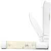 CASE XX KNIVES RAZOR SMOOTH NATURAL BONE - OVAL SHIELD