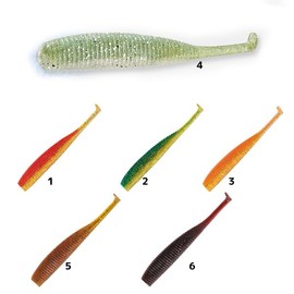 Valley Hill Bay Drive Dirt Shad 4in #4 Gulf Anchors