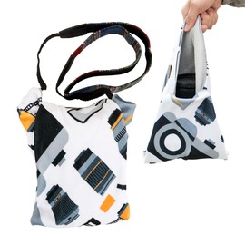 GCJUYA Camera Wrap Wrapping Cloth Protective Cloth 450x450mm Pitat Stick Cloth Cleaning Cloth Camera Accessories Protection Wrap Cover for Camera Lens Tablet (White Camera Pattern)