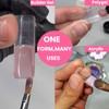 Straight Flat Toe Dual Forms for Polygel,GlimightyX Square Toenail Molds