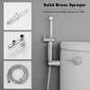 Bathfinesse Bidet Sprayer for Toilet, Solid Brass Handheld Bidet Attachment
