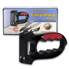 All-in-One Knife Sharpeners for Kitchen Knives, Gardening, & Pocket Knife Sharpening - Knife Sharpener Kit with Mini Blade Sharpener for Knives - Scissor Sharpener Tool (2)