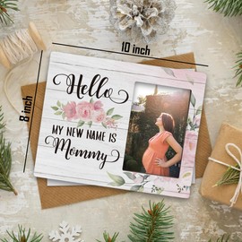 ANIANG Mom Picture Frame, Mom to Be Gift, Mommy to Be Gifts for 1st Time Mom, First Time Mommy Gifts, New Mom Gifts 8x10 Photo Frame, New Mother Gifts Picture Frame for Room Tabletop Wall