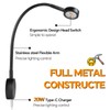 Obeaming Campervan LED Reading Light 12V Flexible Spot Inbuilt Dimmer