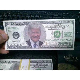 Trump 2024 Limited Edition Novelty Dollar Bill - Pack of 100 - MAGA