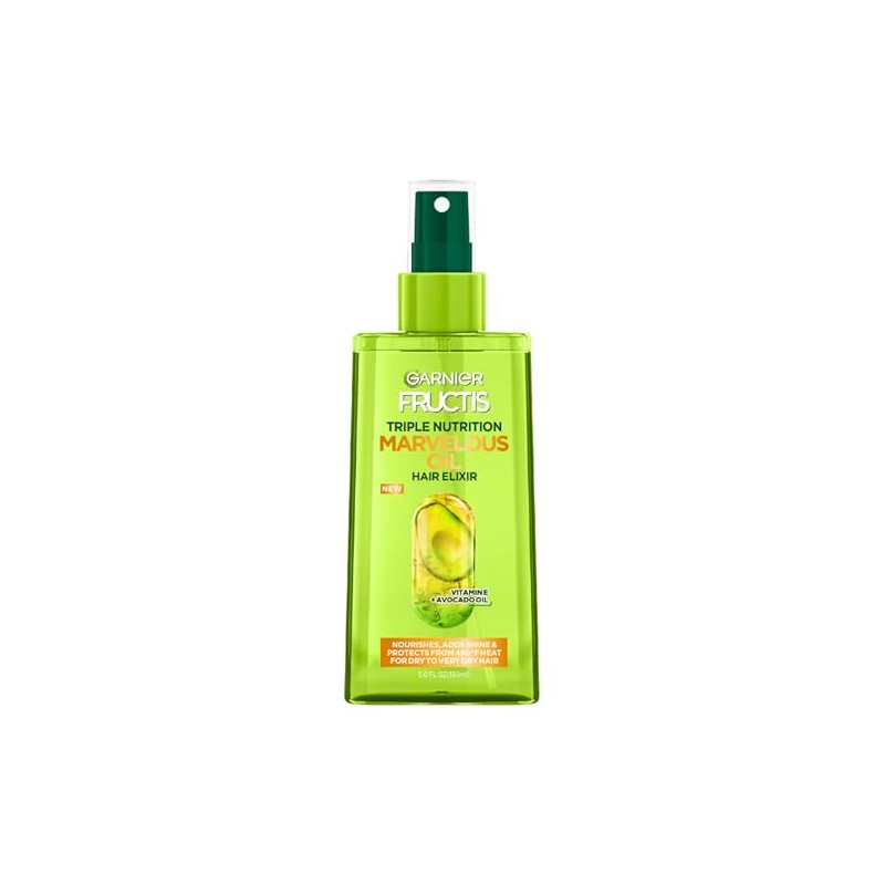 Garnier Hair Care Fructis Triple Nutrition Marvelous Oil Hair Elixir,