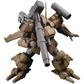 PM OfficeA Heavy Equipment Soldier Reinos AS-5E3 Reynos (Mass Production Machine) Renewal Ver., Total Height Approx. 5.9 inches (150 mm), 1/35 Scale Plastic Model PP139, Molded Color (Brown)
