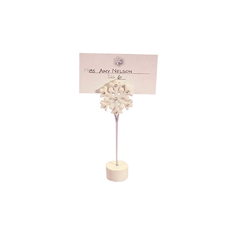 Snowflake Place Card Holders, 1