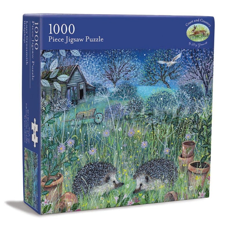 Coast and Country Hedgehogs by Lucy Grossmith 1000 Piece Jigsaw