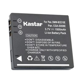 Kastar 3-Pack DMW-BCE10 Battery and LCD AC Charger Compatible with Panasonic Lumix DMC-FX500 DMC-FX500EB-S DMC-FX500K DMC-FX500S, Lumix DMC-FX520 DMC-FX520GK HM-TA1 HM-TA1H HM-TA1R HM-TA1V, SDR-S7