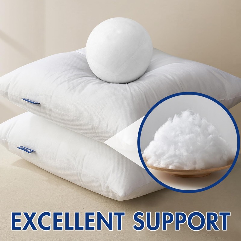 MIULEE Pillow Insert 12x20 Inch, Decorative Rectangle Throw Pillow Insert,