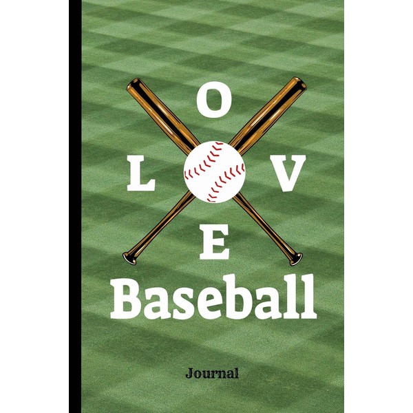 Love Baseball Journal: Journal Notebook Planner, Dot Grid 100 Pages