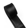 DR. ANISON Black Skinny Tie Men Women 2" (5CM) Slim