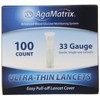 AgaMatrix Lancets, 33 Gauge, 100 Count Box