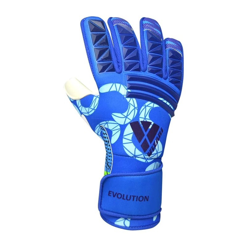Evoultion Goalkeeper Glove Size 11, Navy/Sky Blue