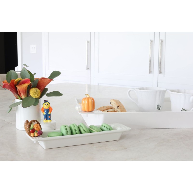 Nora Fleming Stoneware Cracker Tray - Serving Platter for Appetizers,