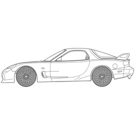 Fujimi Model 1/24 Wangan Midnight Series No.5 FD3S RX-7 RGO Wangan-5