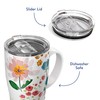 20oz Stainless Steel Handle Tumbler with Triple Insulation & Copper