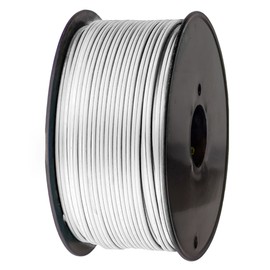 HLO Lighting Commercial-Grade 250-Foot White SPT-1 Blank Wire | 18 AWG 8 AMP | Great for Extension Cord Length Customization | UL Listed