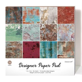 Desecraft Historical Relic 12x12 Scrapbook Paper Double Sided Cardstock 12x12 Paper for Scrapbooking, Card Making, Crafts, DIY Albums & Home Decor