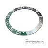 38mm Diameter GMT Watch Bezel Insert Ring Black Green Base