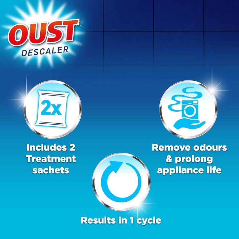 ASA® Oust Dishwasher & Washing Machine Descaler - Removes Limescale
