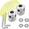 ND 2 Pieces Grass Trimmer Replacement, Trimmer Head Aluminium, Thread