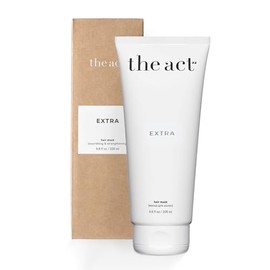 The Act Mascarilla Capilar Extra Nutritiva Con Aceite De Argán Aceite De Coco Y Ácido Hialurónico - Hidratación Intensa Y Reparación Para Todo Tipo De Cabello - Ideal Para Cabello Rizado Y D