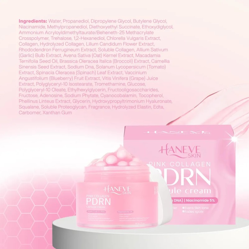 Pink Collagen Pdrn Capsule Cream Hidratante Facial