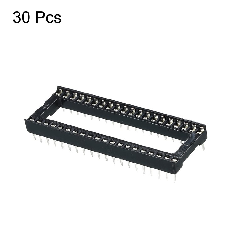sourcing map DIP IC Chip Socket Adapter Flat Pin 40P
