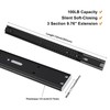 LONTAN 1 Pair Soft Close Drawer Slides 12 Inch Black