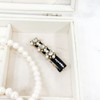 Burnaby black cubic flower pearl hairpin / 버나비 블랙 큐빅