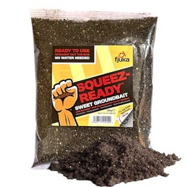 Fjuka Squeez-Ready Sweet Groundbait | Ready-prepped Multi-use groundbait | F1s, Carp, tench, bream, roach etc | 200g Bag